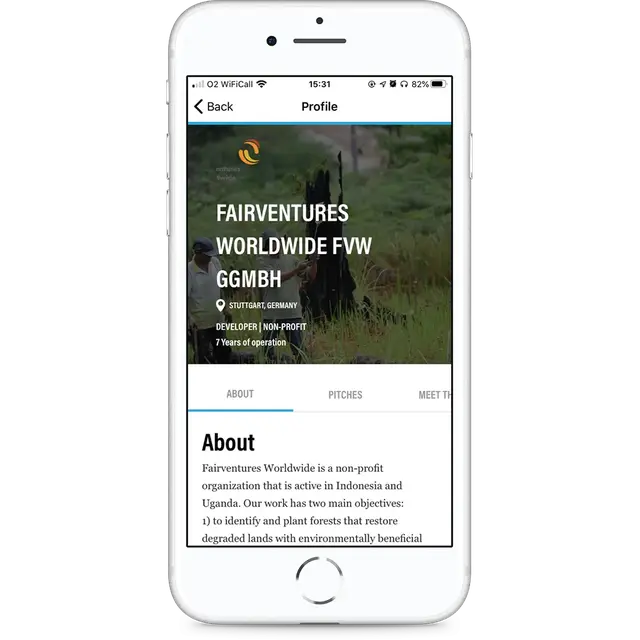 Terramatch About Section Screenshot