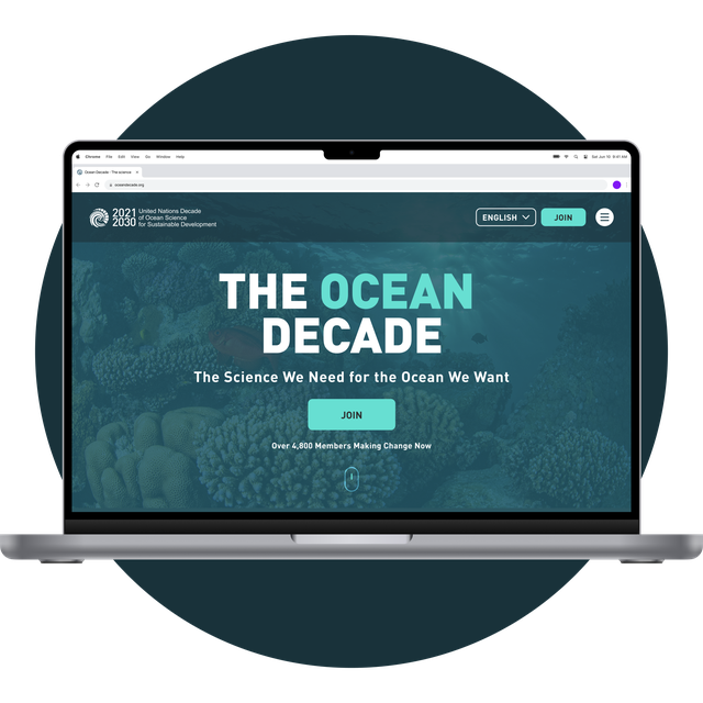 The Ocean Decade platform.