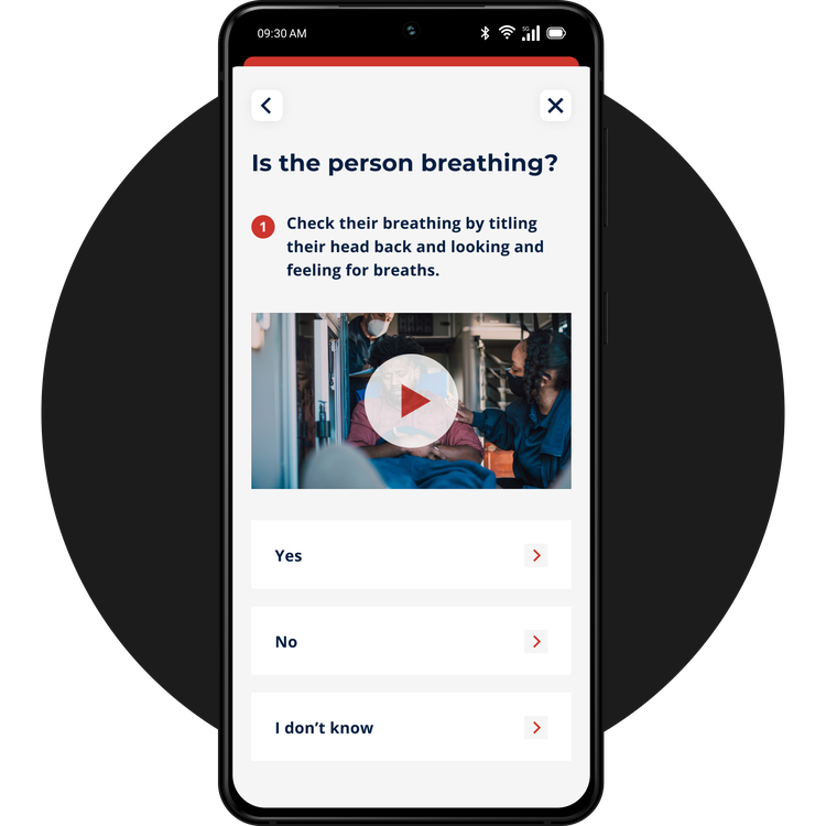 Phone screen showing the app interface.