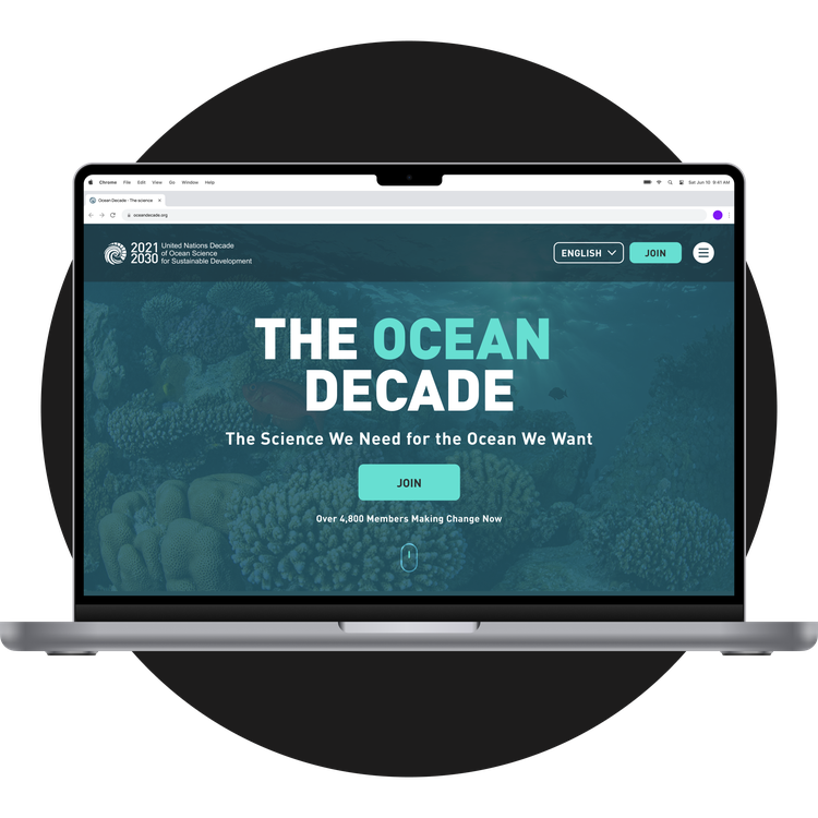 The Ocean Decade platform.