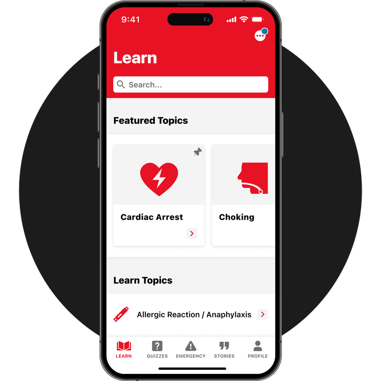 Phone screen displaying the app homepage.