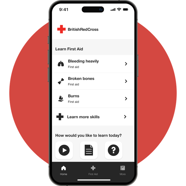 Phone screen displaying the app homepage.