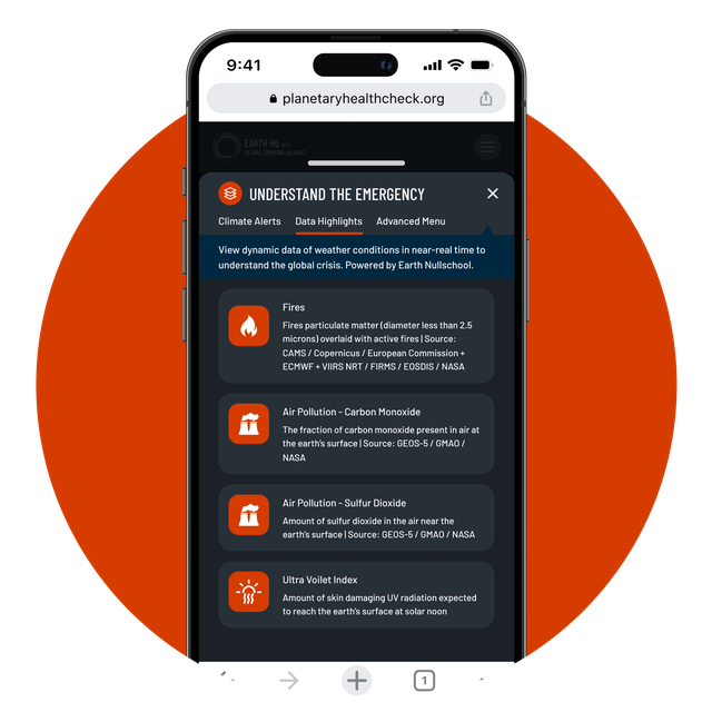 Laptop displaying the information page on the platform.