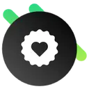 Heart token icon